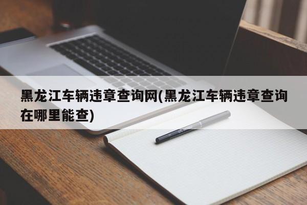 黑龙江车辆违章查询网(黑龙江车辆违章查询在哪里能查)